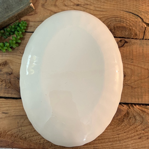 Vintage flower platter Blueridge southern potteries plate - Picture 3 of 3